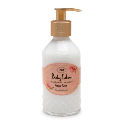 Body Lotion Bottle Green Rose - Sabon